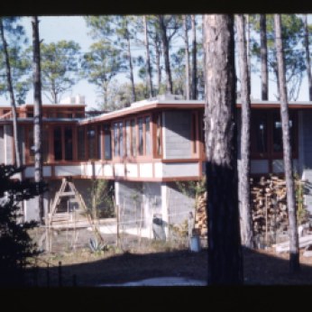 Welbie L. Fuller Residence, Pass Christian, MS. Photo from slide by Philip Roach, Jr., c.1951. Courtesy of Philip Roach, Jr. Office Records, Southeastern Architetural Archive, Special Collections Division, Tulane University Libraries.