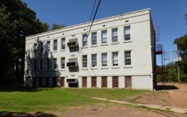 Only remaining section of the hospital, designated Annex 1937 on the Sanborn map.