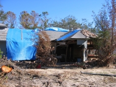 West elevation. Charnley Norwood House. Ocean Springs Jackson County. MDAH 11-30-2005 from MDAH HRI db accessed 8-24-2014