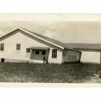 Magee Vocational Building rear elevation. Retrieved from Series 1894 School Photographs (Mississippi) 1920s-1980s.